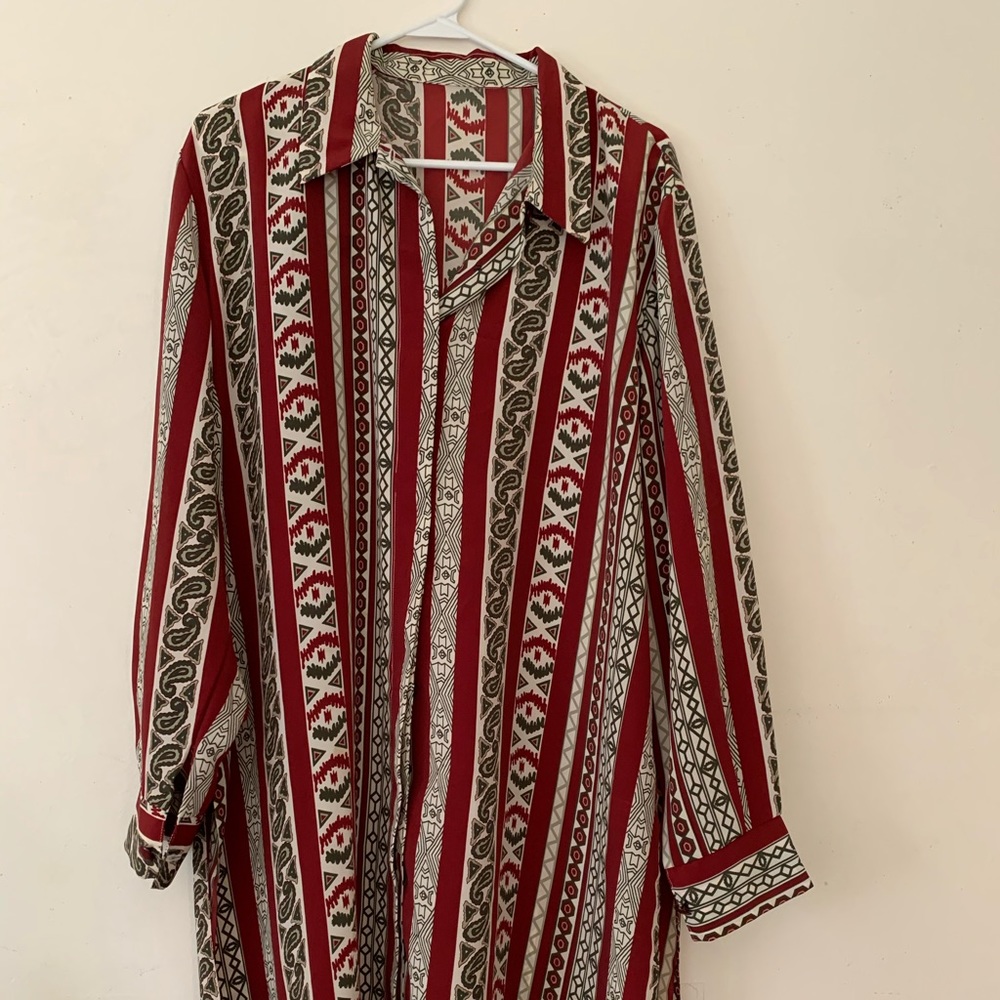 Boho blouse with split sides